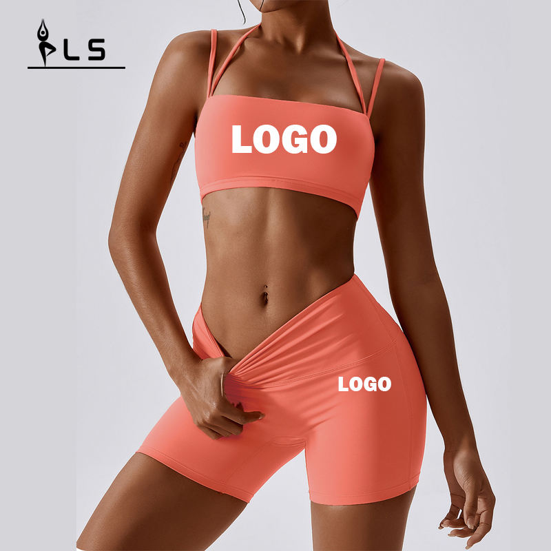 SC9274 Fitness Women 2023 การออกกำลังกายกางเกงขาสั้นออกกำลังกายชุดโยคะแบบกำหนดเอง