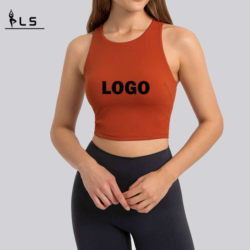 SC10257 การออกกำลังกาย Hollow Tops Yoga Women \\\\ S Tank Tank Vest Sportswear Workout Tank Tank Tank For Woman