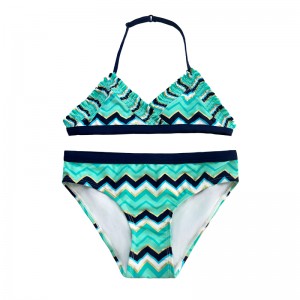 ชุดว่ายน้ำสองชิ้นพิมพ์สำหรับเด็ก