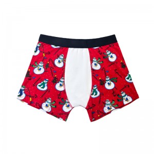 โลโก้ที่กำหนดเองคุณภาพสูงสำหรับผู้ใหญ่นักมวยระบายอากาศได้พร้อมกางเกงชั้นในบุรุษสีทึบ